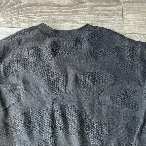 Kit  & Ace Black Textured Merino Wool Pullover Sweater - Picture 13 of 15